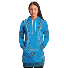 Load image into Gallery viewer, Marlines Personalized Long Hoodie Aqua