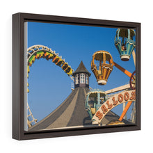 Load image into Gallery viewer, Canvas Print Wildwood Jersey Shore Morey's Piers Amusement Park Rides Ferris Wheel