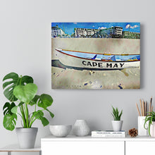 Load image into Gallery viewer, Oil Painting Wall Art Print Lifeboat Beach Cape May NJ
