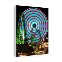 Load image into Gallery viewer, Canvas Print Wildwood Jersey Shore Morey's Piers Amusement Park Big Ferris Wheel