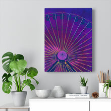 Load image into Gallery viewer, Watercolor Painting Wall Art Print Amusement Park Wildwood Ferris Wheel