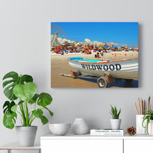 Load image into Gallery viewer, Watercolor Painting Wall Art Print Wildwood Jersey Shore Ocean View