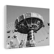 Load image into Gallery viewer, Wildwood Jersey shore Swings Black and White Photography Wall Art Print