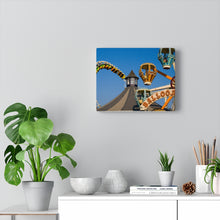 Load image into Gallery viewer, Canvas Print Wildwood Jersey Shore Morey's Piers Amusement Park Rides Ferris Wheel
