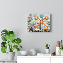 Load image into Gallery viewer, Canvas Print Morey's Piers Hot Air Balloons Wildwood New Jersey