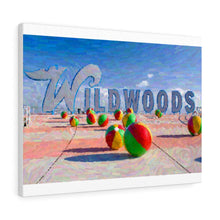 Load image into Gallery viewer, Gouache Digital Art painting Wildwood NJ Crest Sign Wall Art Print