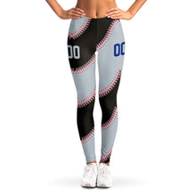 Load image into Gallery viewer, Chicago Personalized Leggings Black & Silver
