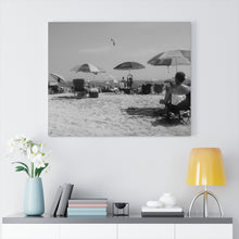 Load image into Gallery viewer, Black and White Photography Wall Art Print Wildwood Crest Beach