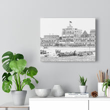 Load image into Gallery viewer, Art Sketch Wall Art Print Cape May Beach Shoreline