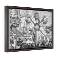 Load image into Gallery viewer, Black and White Photography Wall Art Print Morey's Piers Wildwood New Jersey