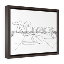 Load image into Gallery viewer, Art Sketch Wall Art Print Sunset Wildwood Crest New Jersey Sign