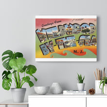 Load image into Gallery viewer, Wildwood By The Sea Postcard Home Decor Wall Art Print Canvas NJ