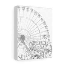 Load image into Gallery viewer, Art Sketch Wall Art Print Wildwood Beach Decor Amusement Park