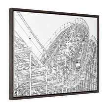 Load image into Gallery viewer, Art Sketch Wall Art Print Wildwood Wooden Boardwak Roller Coaster
