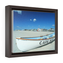 Load image into Gallery viewer, Canvas Print Life Boat On Cape May NJ Beach New Jersey Shore
