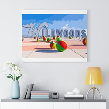 Load image into Gallery viewer, Wildwood Crest Sign Cartoon Art Wall Decor Art Paint Beach Painting