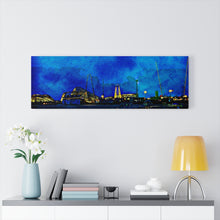 Load image into Gallery viewer, Oil Painting Wall Art Print Wildwood NJ Beach Skyline