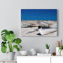 Load image into Gallery viewer, Gouache Digital Art painting Wall Art Print Wildwood Crest life guard boats New Jersey beach