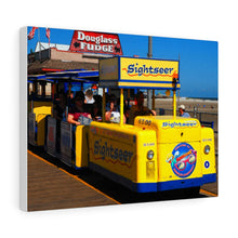 Load image into Gallery viewer, Canvas Print Wildwood New Jersey Shore Boardwalk Tramcar Douglas