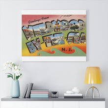 Load image into Gallery viewer, Wildwood By The Sea Postcard Home Decor Wall Art Print Canvas NJ