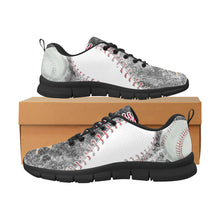 Load image into Gallery viewer, Baseball Sneakers Black & White