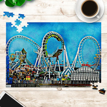 Load image into Gallery viewer, Wildwood Moreys Piers Amusement Park Jigsaw Puzzle Game