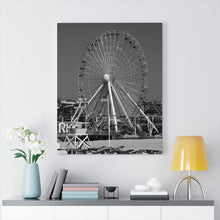 Load image into Gallery viewer, Black and White Photography Wall Art Print Wildwood Beach Decor