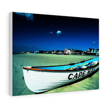 Load image into Gallery viewer, Watercolor Painting Wall Art Print Wildwood Crest life guard boats New Jersey beach