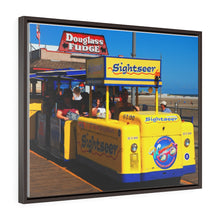 Load image into Gallery viewer, Canvas Print Wildwood New Jersey Shore Boardwalk Tramcar Douglas