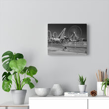 Load image into Gallery viewer, Black and White Photography Wall Art Print Wildwood Jersey Shore Ocean View