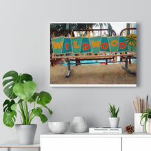 Load image into Gallery viewer, Gouache Digital Art painting Wildwood NJ Bench Wall Art Print