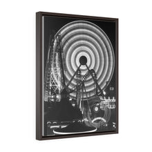 Load image into Gallery viewer, Black and White Photography Wall Art Print Morey's Piers Ferris wheel