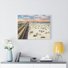 Load image into Gallery viewer, Sunny Day WIldwood Beach Postcard Home Decor Wall Art Print Canvas