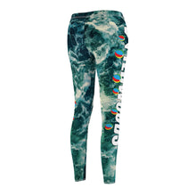 Load image into Gallery viewer, Deep Ocean Wildwood Sign Women's Cut & Sew Casual Leggings