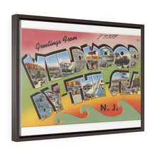 Load image into Gallery viewer, Wildwood By The Sea Postcard Home Decor Wall Art Print Canvas NJ