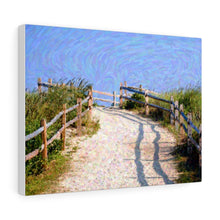 Load image into Gallery viewer, Gouache Digital Art painting Wall Art Print Beach Path Cape May