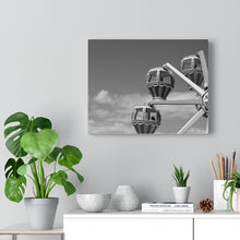 Load image into Gallery viewer, Black and White Photography Wall Art Print Wildwood Beach Sky
