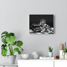 Load image into Gallery viewer, Black and White Photography Wall Art Print Moreys Piers Wildwood NJ