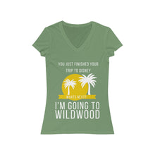 Load image into Gallery viewer, I'm Going to Wildwood WIldwood Days Women's Jersey Short Sleeve V-Neck Tee