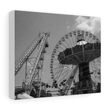 Load image into Gallery viewer, Black and White Photography Wall Art Print Wildwood NJ Boardwalk
