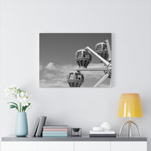 Load image into Gallery viewer, Black and White Photography Wall Art Print Wildwood Beach Sky