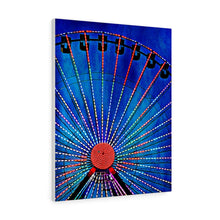 Load image into Gallery viewer, Oil Painting Wall Art Print Amusement Park Wildwood Ferris Wheel