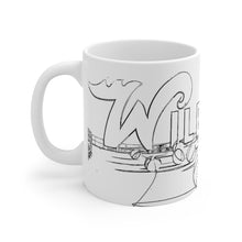 Load image into Gallery viewer, Artistic Black and White Art Sketch Wildwood NJ Coffee Or Tea M