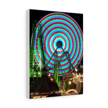 Load image into Gallery viewer, Canvas Print Wildwood Jersey Shore Morey's Piers Amusement Park Big Ferris Wheel
