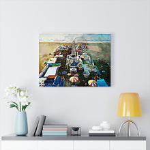 Load image into Gallery viewer, Oil Painting Wall Art Print Wildwood New Jersey Shore Beach