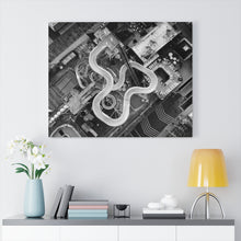Load image into Gallery viewer, Black and White Photography Wall Art Print Water park Wildwood NJ
