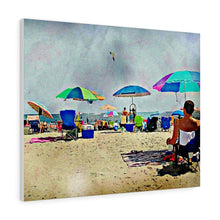Load image into Gallery viewer, Oil Painting Wall Art Print Wildwood NJ Boardwak Beach