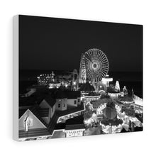 Load image into Gallery viewer, Black and White Photography Wall Art Print Moreys Piers Wildwood NJ