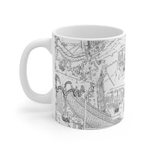 Load image into Gallery viewer, Artistic Black and White Art Sketch Wildwood NJ Mug