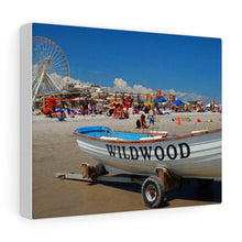 Load image into Gallery viewer, Canvas Print Wildwood New Jersey Shore Beach